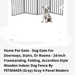 Home pet gate standalone 4 Panel