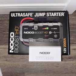Noco 12v 2000amp jump starter
