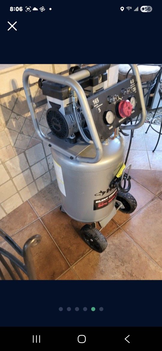 HUSKY AIR COMPRESOR 20 Gal 165psi Perfet Work Conditions