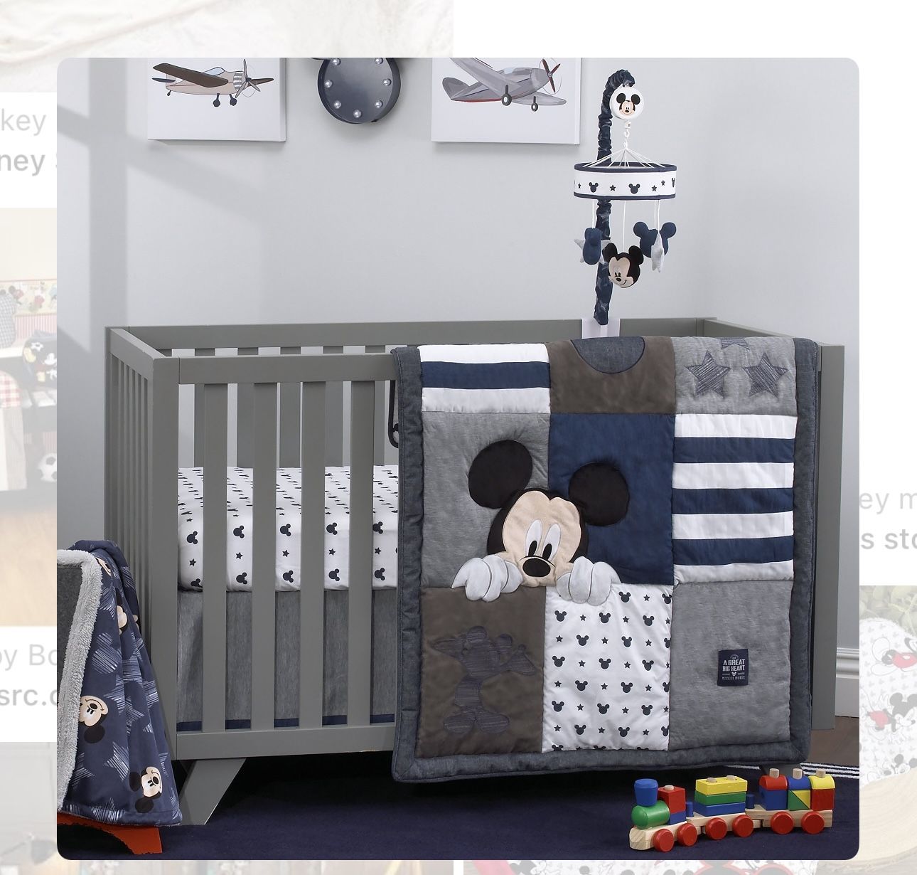 Mickey Mouse Baby boy bed
