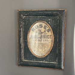 Vintage Frame With Art Work