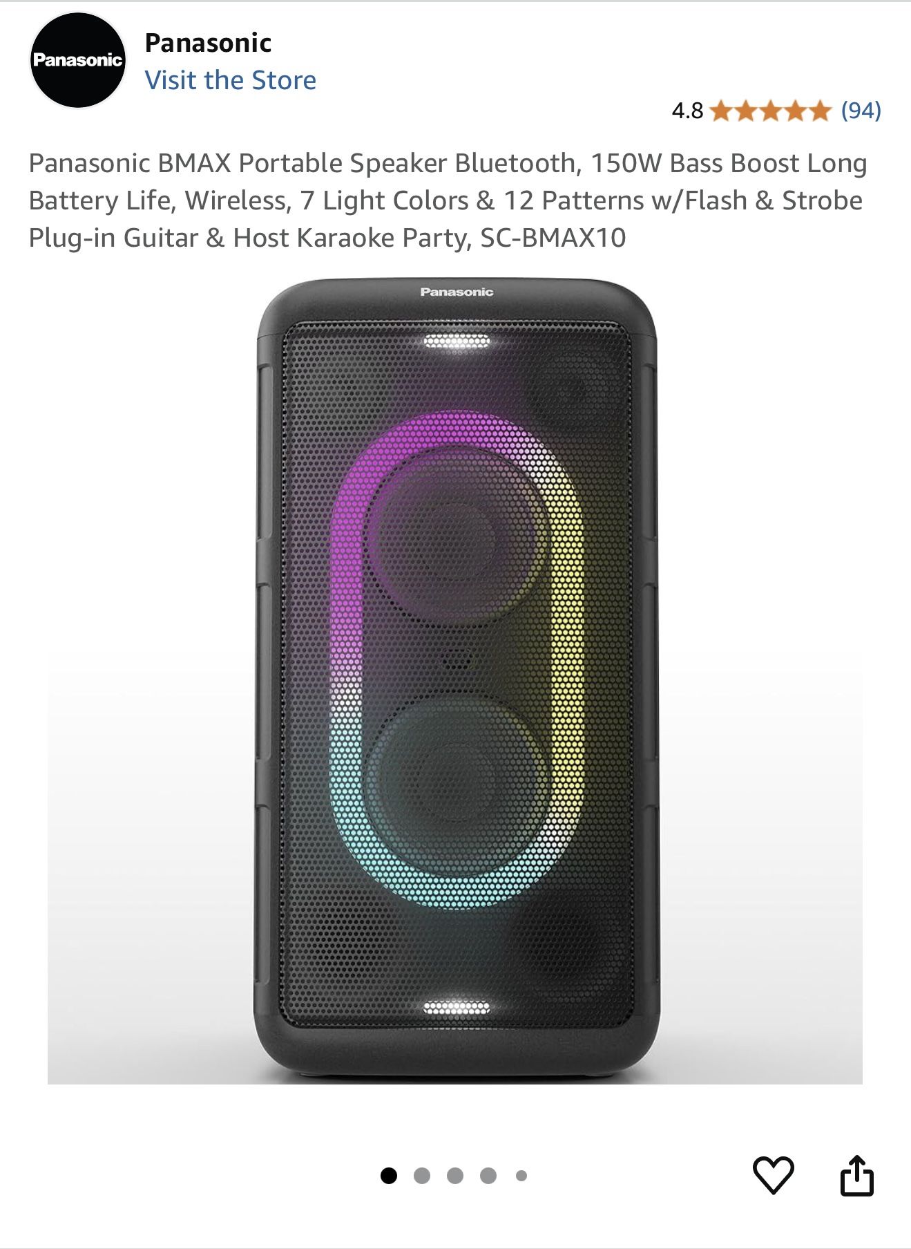 Panasonic 150W Wireless Party Speaker