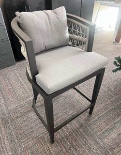 🔥 50% OFF DEAL! Outdoor Patio Bar / Counter Stool – Aluminum w/ Rope & Cushions – Brand New 🍹✨