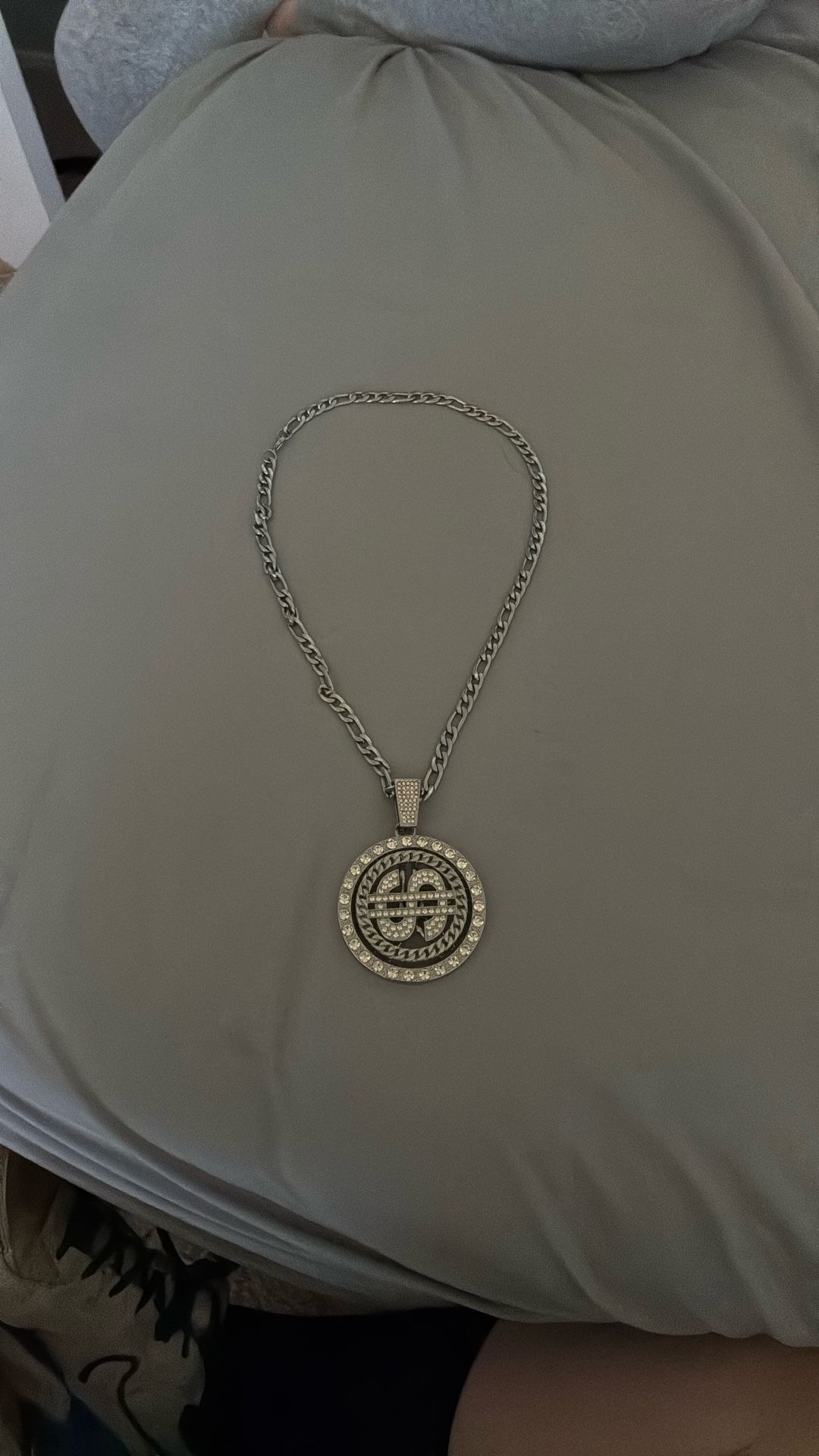 Silver Plated Spinner Chain 