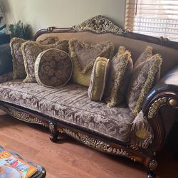 Couches Curio Cabinet And Table