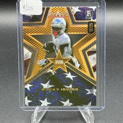 2024 Wild Card Auto Mania American FB Holo-Lux #AMASP-BI Bucky Irving RC #/25