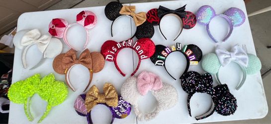 Homemade* purchased Disney Minnie Mouse Ears Headbands