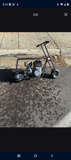 Retro mini bike, gas powered..