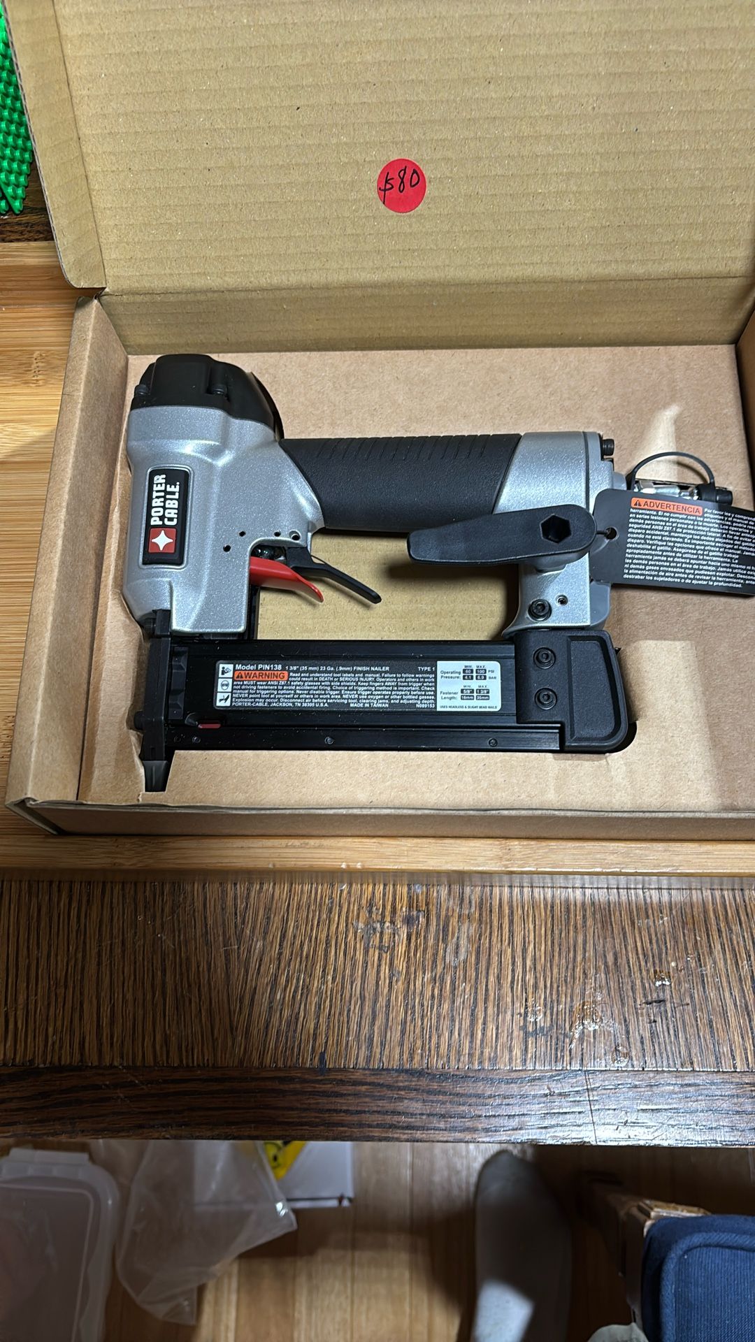 Brand New Porter Cable Pin Nailer