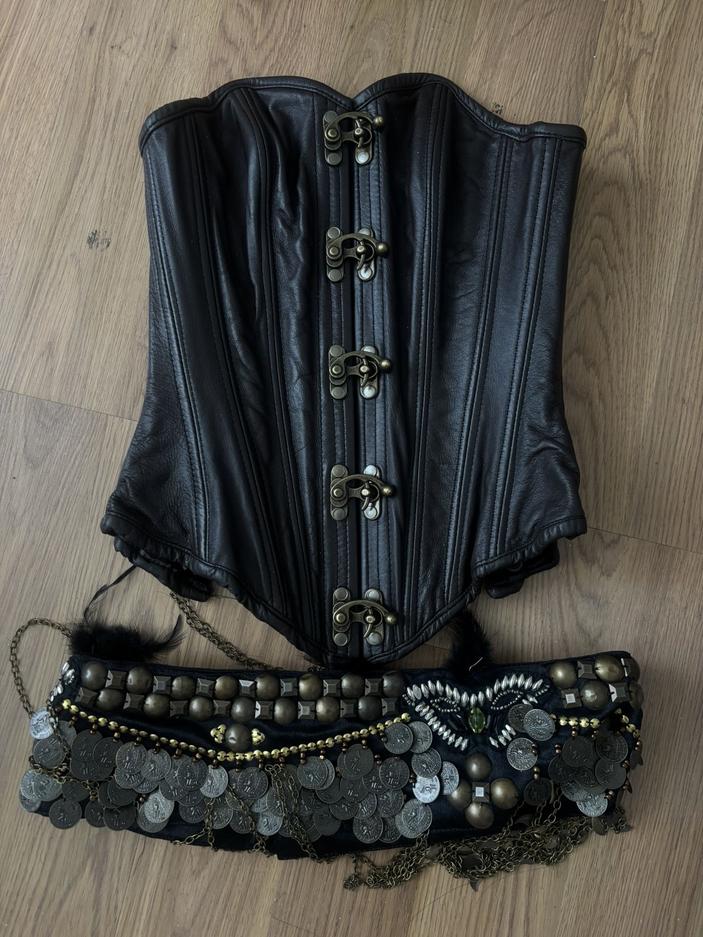 Pirate Costume Corset + Belt