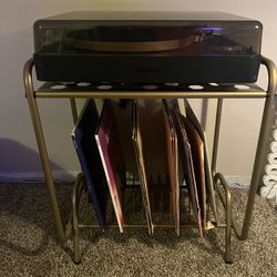 Record Player Bluetooth Wired With Stand 