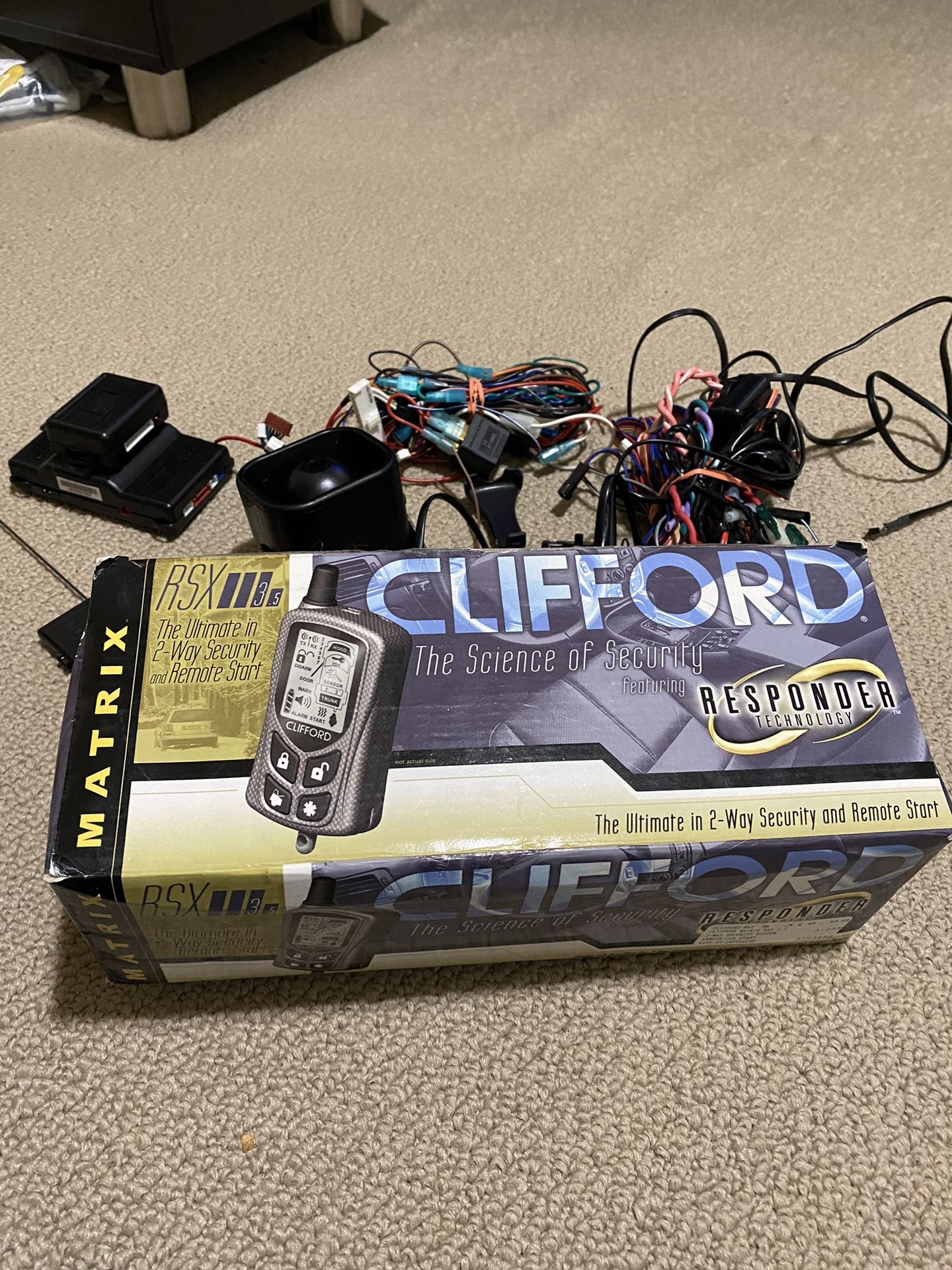 Clifford RSX 3.5 2-way Security and Remote Start For Car for Sale 
