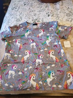 Scrub tops size XL $10 e.