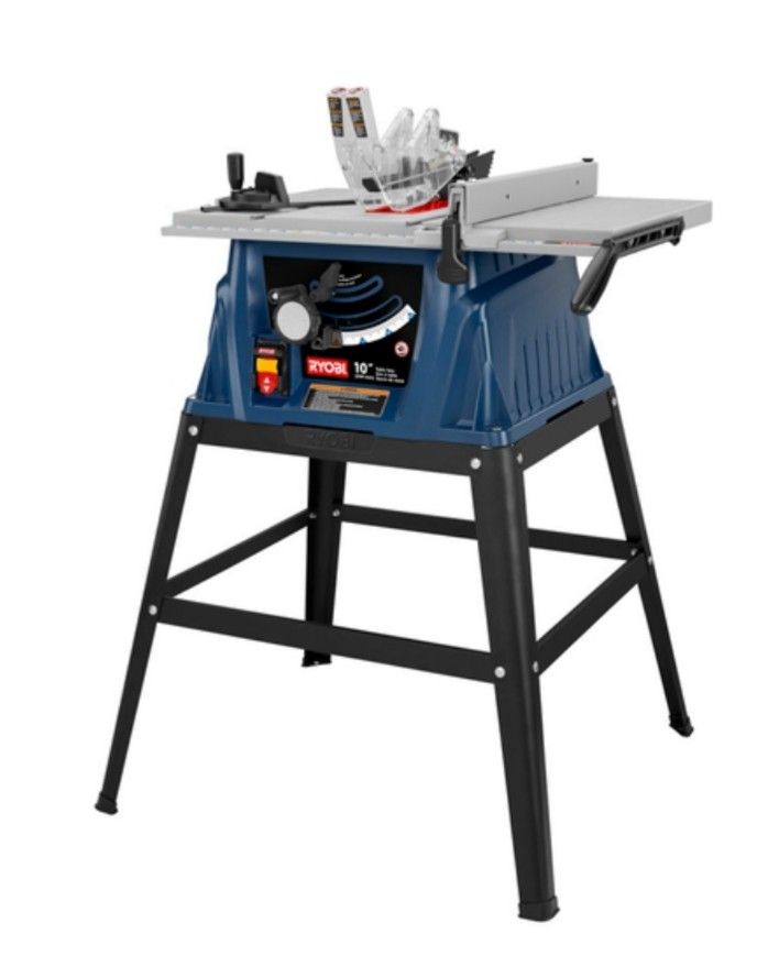 Ryobi 10" Table Saw on Rolling Stand