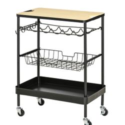 Kitchen Cart/Rack With Wheels 