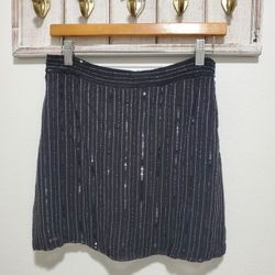 Sequin Black Skirt