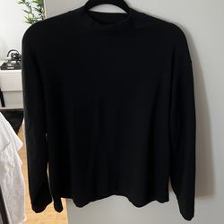 Zara Mockneck Long Sleeve T Shirt