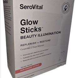 SeroVital Glow Sticks 35 packets beauty replenish  & restore sun kissed citrus