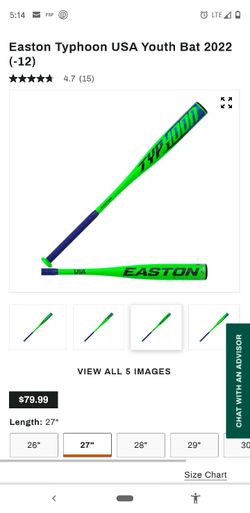 Easton Typhoon Baseball Bat