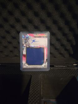 Malik Nabers Topps Inception RC Auto Relic /99