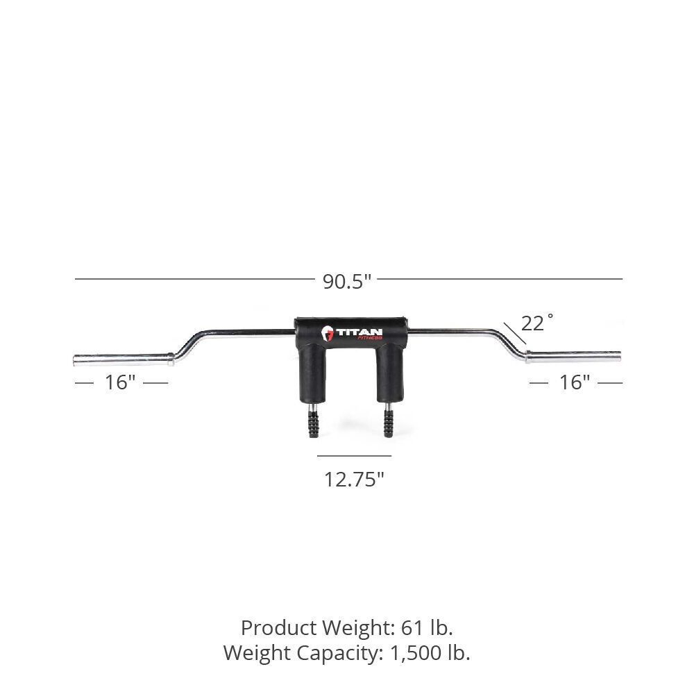 Titan Fitness safety squat Bar V2