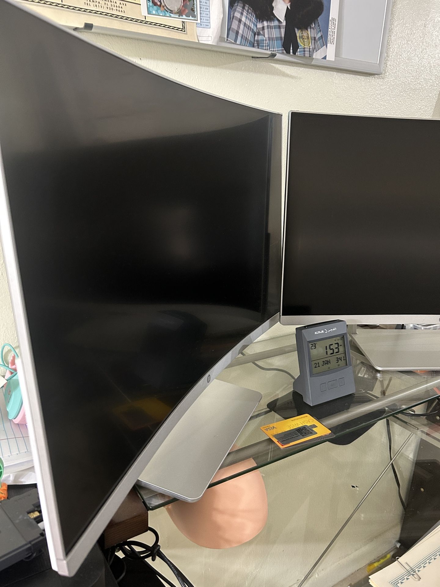 HP Business N270c 27" Full HD Curved Screen LED LCD Monitor