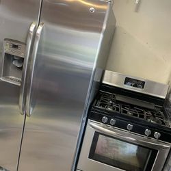Refrigerator And Stove Set 