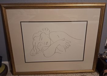 Large Framed Print Henri Matisse Sleeping Model