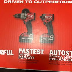 Milwaukee Drills Set  Model 3697-22 