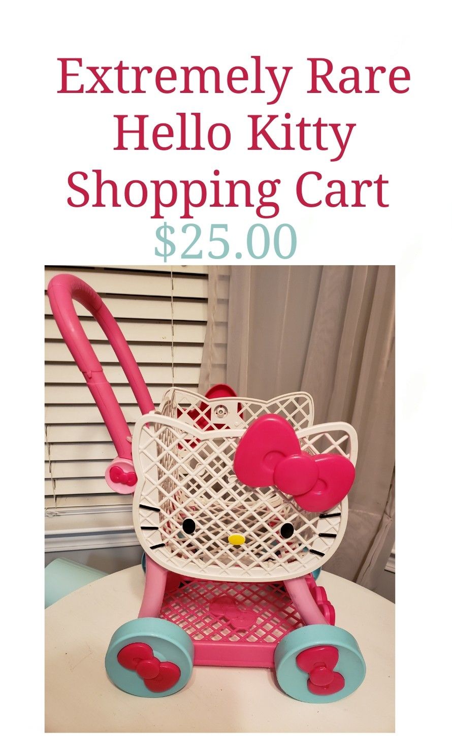 Vary Rare Hello Kitty Shopping Cart