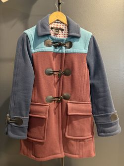 Marc Jacob Wool Colorblock Coat Size XS