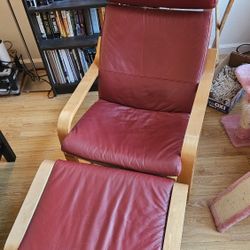 Reading Chair With Footrest