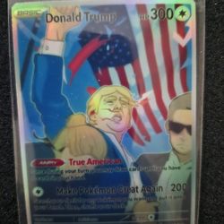 POKÉMON/DONALD TRUMP CARD 