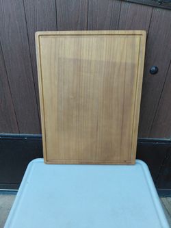 Large Wooden Cutting Board with Juice Groove