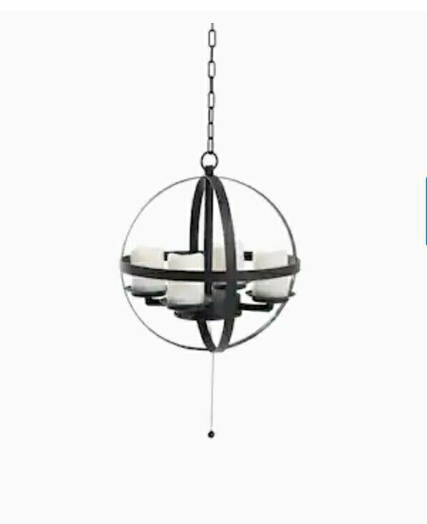 allen + roth -Light Dark Brown Modern/Contemporary Chandelier