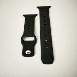 Dark grey Silicone Apple Watch Band 45-49