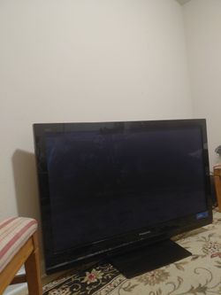Tv panasonic color negro 50x80 "