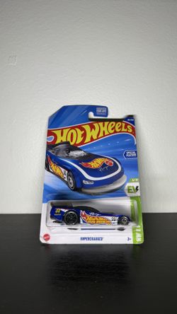 2025 Hot Wheels Supercharged Blue #60 / 250 HW EV Drag Racing Car