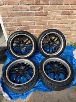 18" MSR Wheels with Tires - Universal 4-Lug (4x100 / 4x114.3) AMAZING THREAD!