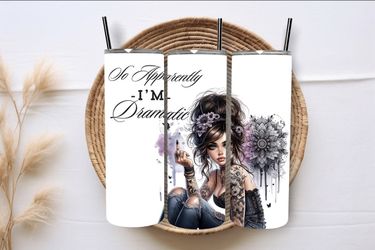 20 oz Skinny Tumbler Free Name Added