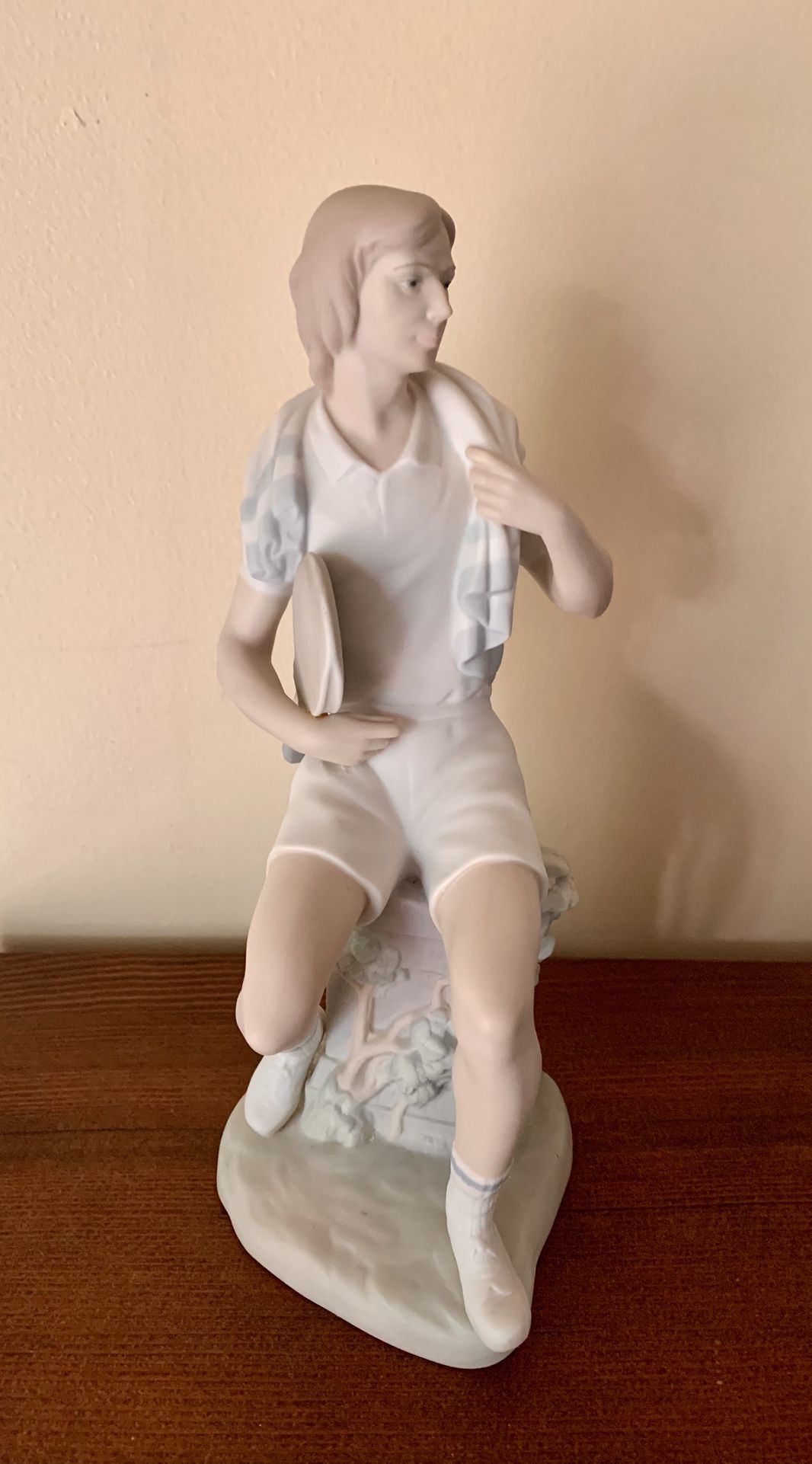 Lladro Tennis Boy #4894 Porcelain