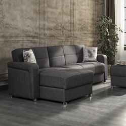 Brandnew L Shape Sofá Sectional Converts Into Bed On Sale 689$ We Deliver !