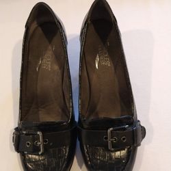 Aerosoles Women's Black 2 " Heel Pumps-7M