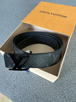 Louis Vuitton Initials LV Belt Matte Black for Sale in San Jose
