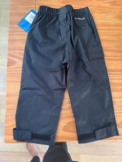 Columbia Kids Black Cargo Rain Pants