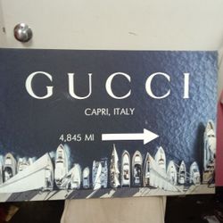 36 in. W X 24 in. L X 1.5 in. DDetails:
Capri Road Sign, is a skillfully made Nautical & Coastal art piece by real artists. With an overarching Black 