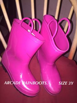 ARCADE RAINBOOTS Girls Size 3Y and More