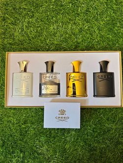 Creed 4-Piece Cologne Gift Set – Aventus, Silver Mountain Water, Millésime Imperial & Green Irish Tweed