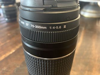 Canon EF 75-300mm f/4-5.6 III Zoom Lens