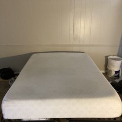 Full Sleep Number Memory Foam Mattress And Full Bed Frame